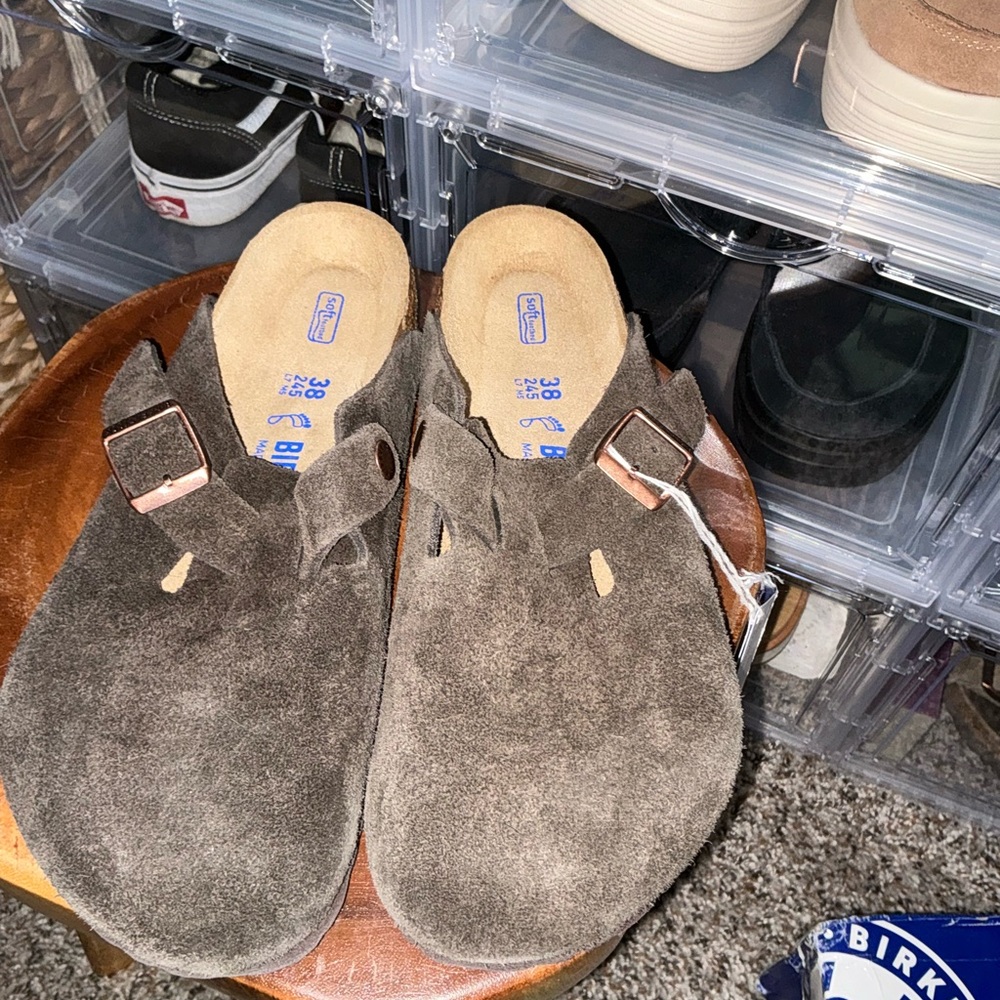 Birkenstock Boston Mocca Soft Beds